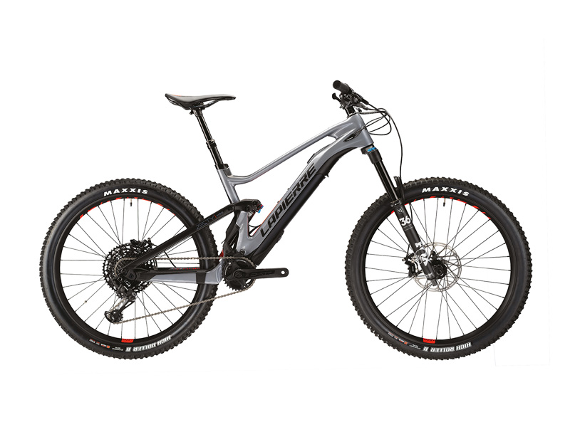 lapierre full-suspension e-mtb ezesty zilver grijs